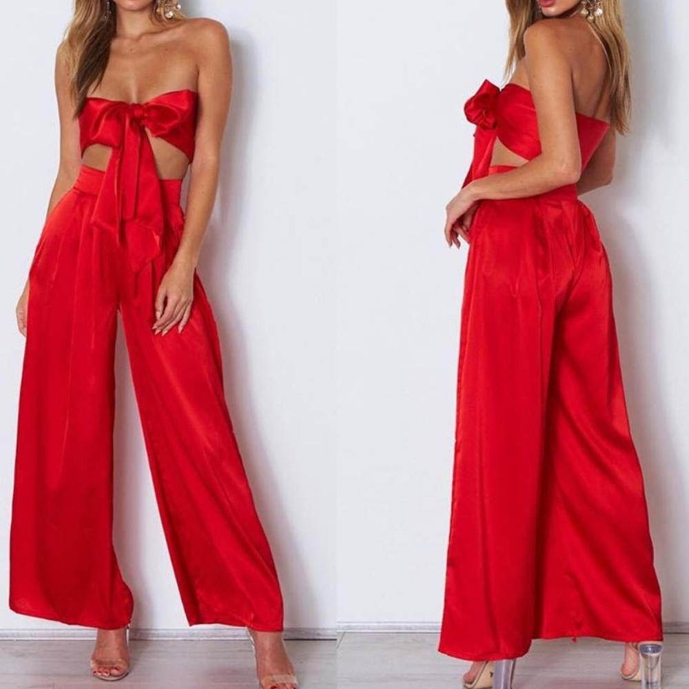 White Fox Boutique La Viva Set Red